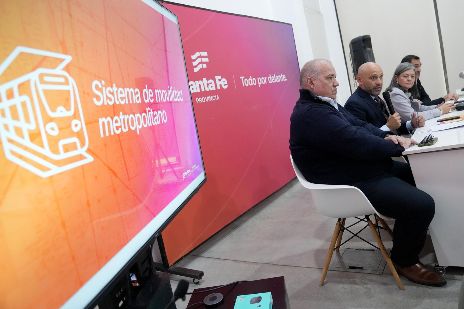 Presentación del sistema de movilidad metropolitano para el Gran Rosario impulsado por el Gobierno de Santa Fe.
