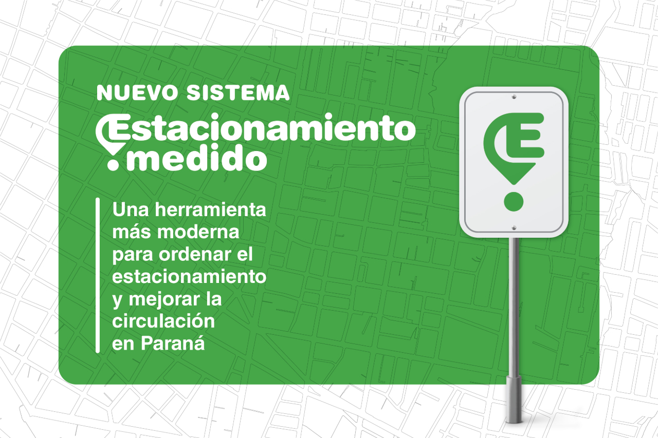 Gráfica oficial del nuevo sistema de estacionamiento medido de Paraná
