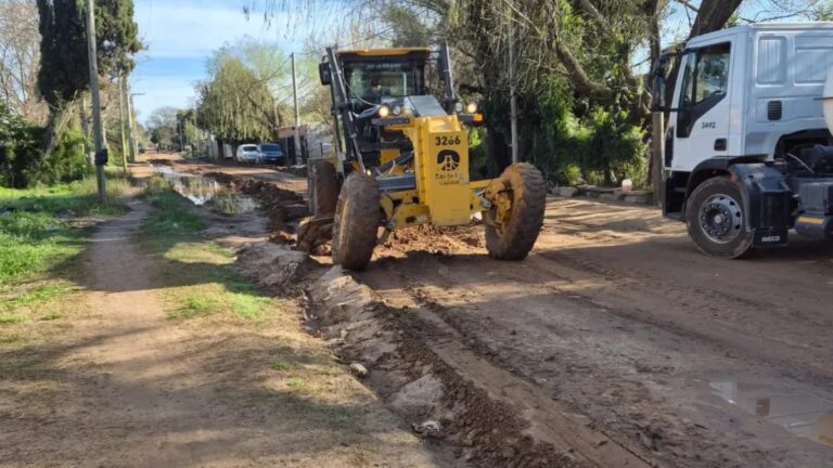 Trabajos municipales en Alto Verde y Colastiné Sur