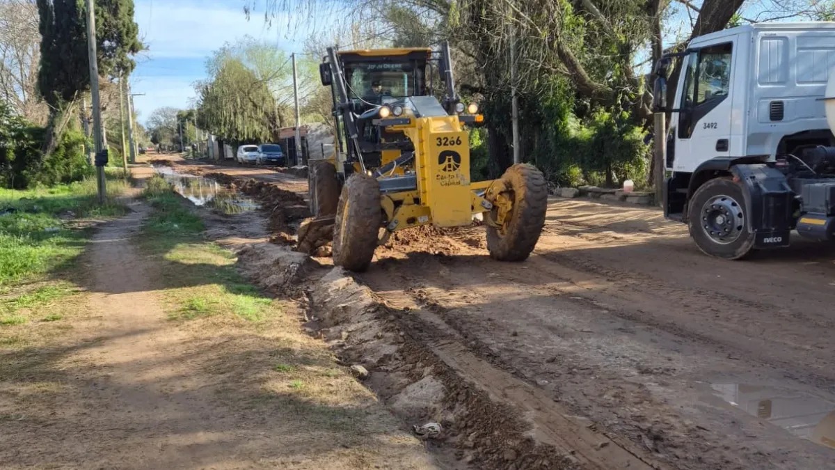 Trabajos municipales en Alto Verde y Colastiné Sur