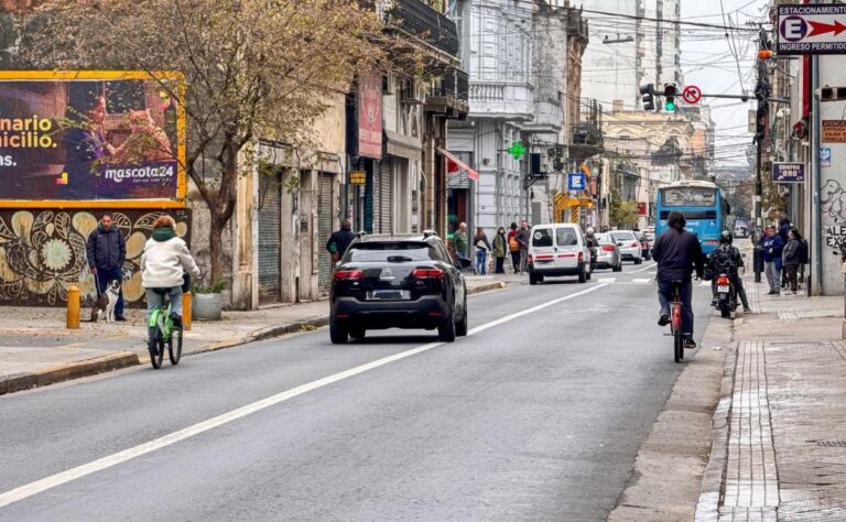 Rosario debate cómo repartir la calle entre colectivos, bicicletas y monopatines