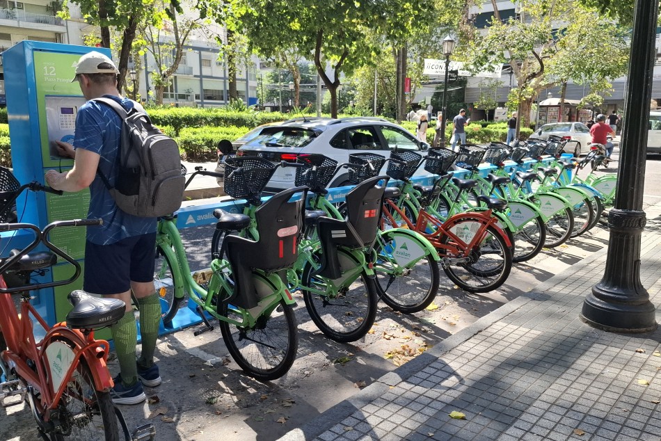 Sistema de bicicletas públicas Mi bici tu bici en Rosario.