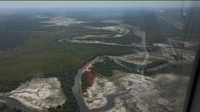 Relevamiento de infraestructura y cursos de agua en la provincia de Santa Fe.