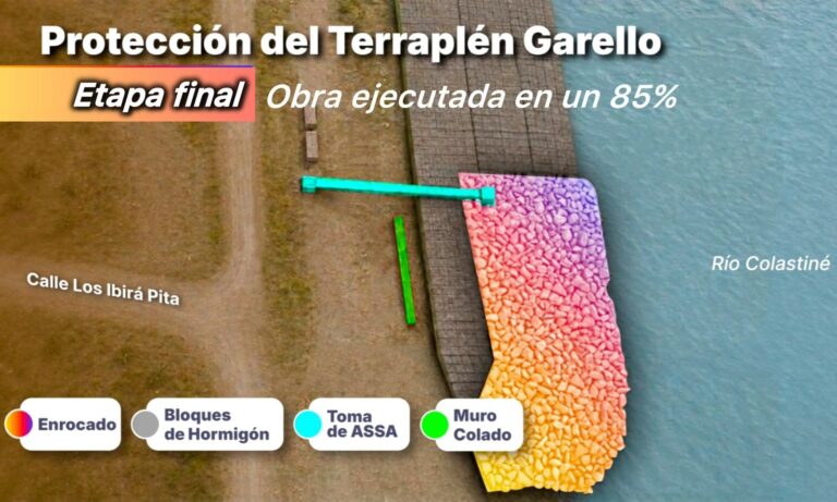 Faltan metros para terminar el Garello