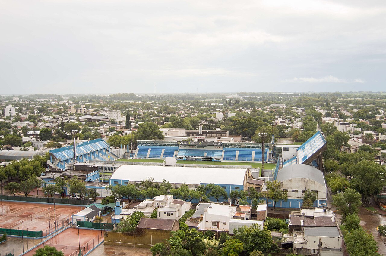 Vista aérea del Estadio Nuevo Monumental de Atlético de Rafaela