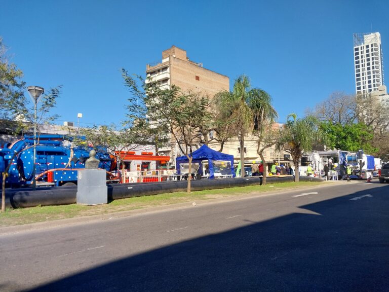 Corte en 9 de julio y Boulevard Pellegrini