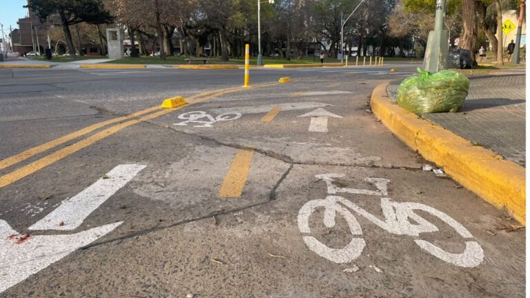 La nueva ciclovía sur ya muestra puntos que necesitan ajustes
