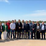 Puerto Reconquista durante la reunión para evaluar la recuperación de la conexión fluvial con Goya.