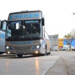 Colectivo de Etacer que presta el servicio entre Paraná y Santa Fe
